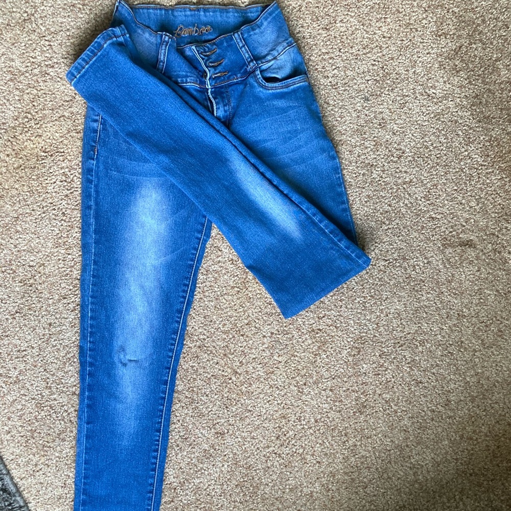 Bamboo blue jeans